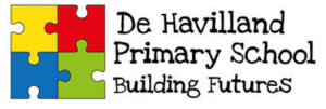 dehavilland school logo